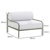 Temple &amp; Webster 5 Seater Capri Outdoor Lounge Set