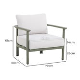 Temple &amp; Webster 5 Seater Stax Outdoor Lounge Set
