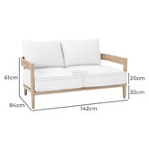 Temple &amp; Webster 2 Seater Venice Outdoor Sofa