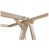 Temple &amp; Webster 3 Seater Vista Outdoor Canopy Swing Chair
