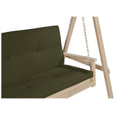 Temple &amp; Webster 3 Seater Vista Outdoor Canopy Swing Chair
