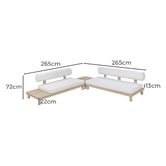 Temple &amp; Webster 5 Seater Voyager Outdoor Modular Lounge Set