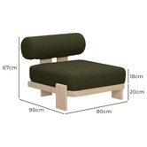 Temple &amp; Webster Oasis Outdoor Lounge Chair