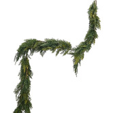 Temple &amp; Webster Cedar LED Christmas Garland