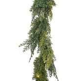 Temple &amp; Webster Cedar LED Christmas Garland