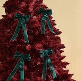 Temple &amp; Webster 210cm Merlot Noelle LED Christmas Tree