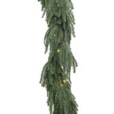Temple &amp; Webster Norfork Pine LED Christmas Garland