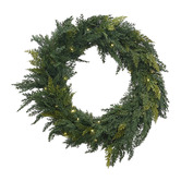 Temple &amp; Webster 70cm Cedar LED Christmas Wreath