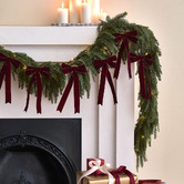 Temple &amp; Webster Norfork Pine LED Christmas Garland