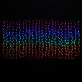 Temple &amp; Webster 576 Rainbow LED Christmas Curtain Lights