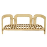 Temple &amp; Webster 4 Seater Bellara Eucalyptus Wood Outdoor Lounge Set