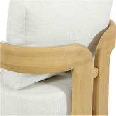 Temple &amp; Webster 4 Seater Bellara Eucalyptus Wood Outdoor Lounge Set