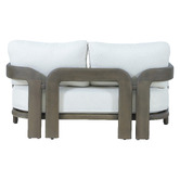 Temple &amp; Webster 4 Seater Bellara Eucalyptus Wood Outdoor Lounge Set