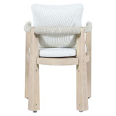 Temple &amp; Webster Crescent Eucalyptus Wood Outdoor Dining Chair