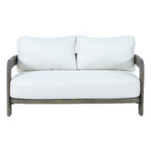 Temple &amp; Webster 4 Seater Bellara Eucalyptus Wood Outdoor Lounge Set