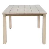 Temple &amp; Webster Crescent Eucalyptus Wood Outdoor Dining Table
