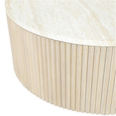 Temple &amp; Webster Como Eucalyptus Wood Outdoor Coffee Table