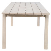 Temple &amp; Webster Crescent Eucalyptus Wood Outdoor Dining Table