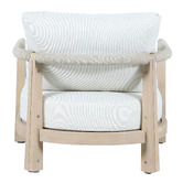 Temple &amp; Webster 6 Seater Crescent Eucalyptus Wood Outdoor Lounge Set