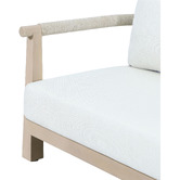 Temple &amp; Webster 6 Seater Crescent Eucalyptus Wood Outdoor Lounge Set
