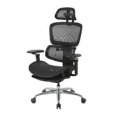 Temple &amp; Webster Ergoperform Mesh Office Chair with Footrest