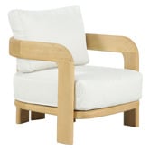 Temple &amp; Webster 4 Seater Bellara Eucalyptus Wood Outdoor Lounge Set