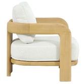 Temple &amp; Webster 4 Seater Bellara Eucalyptus Wood Outdoor Lounge Set