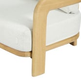 Temple &amp; Webster 4 Seater Bellara Eucalyptus Wood Outdoor Lounge Set