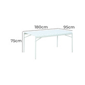 Temple &amp; Webster Otti Steel Outdoor Dining Set