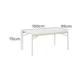 Temple &amp; Webster Otti Steel Outdoor Dining Set