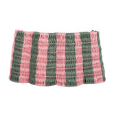 Temple &amp; Webster 62cm Striped Scallop Christmas Tree Skirt