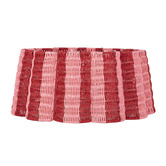 Temple &amp; Webster 62cm Striped Scallop Christmas Tree Skirt