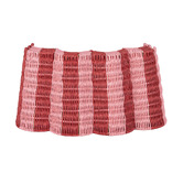 Temple &amp; Webster 62cm Striped Scallop Christmas Tree Skirt