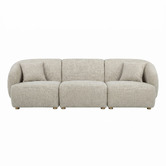 Temple &amp; Webster Crescent 3 Seater Sofa