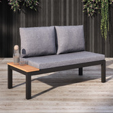 Temple &amp; Webster 2 Seater Maui Aluminium Outdoor Sofa