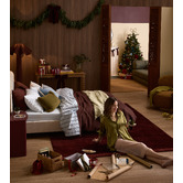 Temple &amp; Webster Norfork Pine LED Christmas Garland