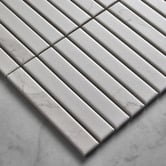Temple &amp; Webster Scout Kit Kat Marble Look Porcelain Mosaic Tile