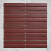 Temple &amp; Webster Scout Matte Terra Kit Kat Porcelain Mosaic Tile