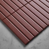 Temple &amp; Webster Scout Matte Terra Kit Kat Porcelain Mosaic Tile