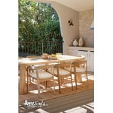 Temple &amp; Webster 8 Seater Pier Aluminium Outdoor Dining Table