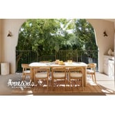 Temple &amp; Webster Lennox Travertine-Look Outdoor Side Table