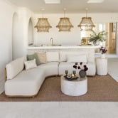 Temple &amp; Webster 6 Seater Soluna Outdoor Corner Modular Sofa