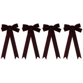 Temple &amp; Webster Long Velvet Bow Christmas Tree Clips