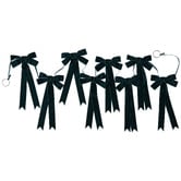 Temple &amp; Webster Long Velvet Bow Christmas Garland