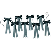 Temple &amp; Webster Long Velvet Bow Christmas Garland