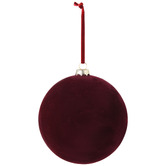 Temple &amp; Webster Oversized Velvet Christmas Baubles