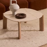 Temple &amp; Webster Marilyn Square Marble Coffee Table