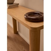 Temple &amp; Webster Ronan Oak Console Table
