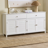 Temple &amp; Webster Nyla Coastal 4 Door 2 Drawer Buffet