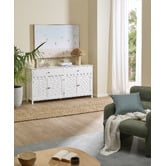 Temple &amp; Webster Nyla Coastal 4 Door 2 Drawer Buffet